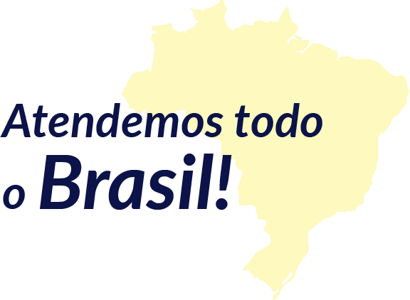 Atendemos todo o Brasil